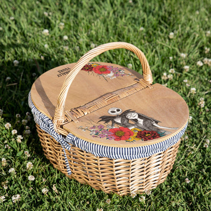 Nightmare Before Christmas Jack & Sally - Country Picnic Basket