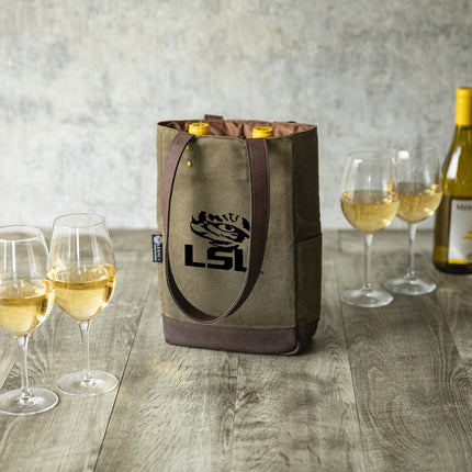 LSU Tigers - 2 Bottle Insulated Wine Cooler Bag