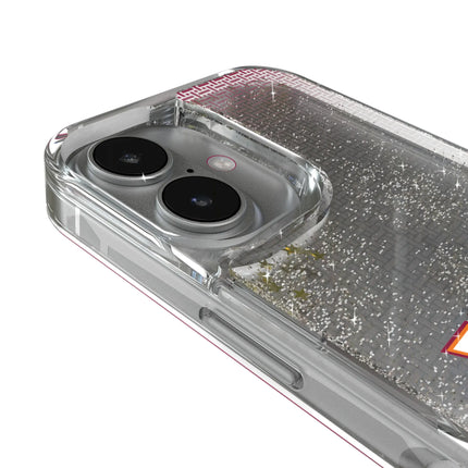 Virginia Tech Hokies Linen Glitter Phone Case for Apple iPhone