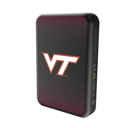 Virginia Tech Hokies Linen Wireless Mag Power Bank