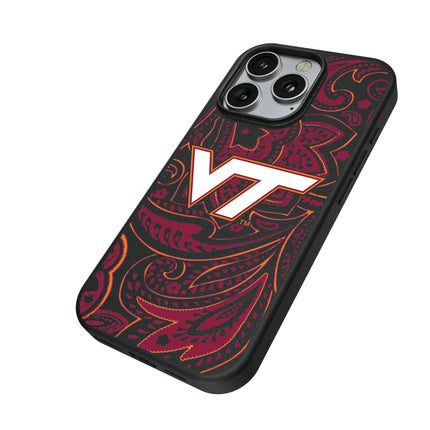 Virginia Tech Hokies Paisley MagSafe Compatible Phone Case for Apple iPhone