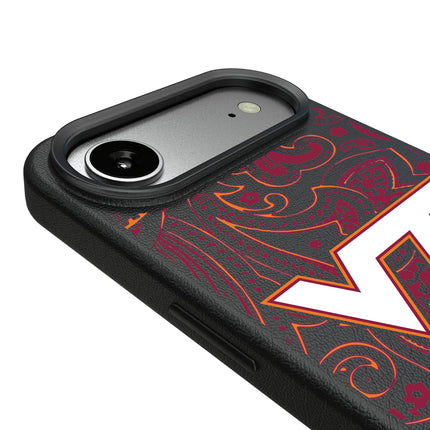 Virginia Tech Hokies Paisley MagSafe Compatible Phone Case for Apple iPhone