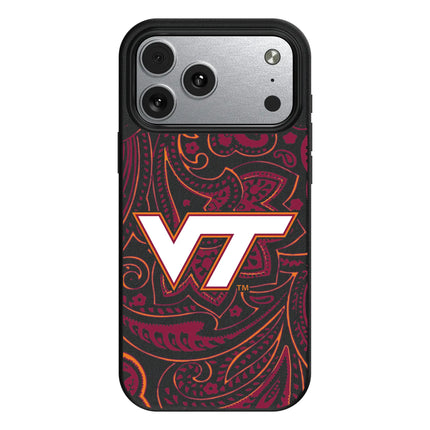Virginia Tech Hokies Paisley MagSafe Compatible Phone Case for Apple iPhone