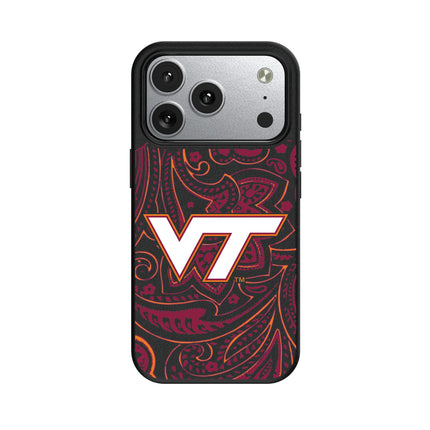 Virginia Tech Hokies Paisley MagSafe Compatible Phone Case for Apple iPhone