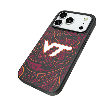 Virginia Tech Hokies Paisley MagSafe Compatible Phone Case for Apple iPhone