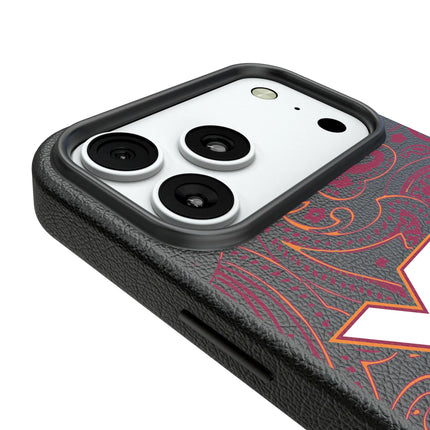 Virginia Tech Hokies Paisley MagSafe Compatible Phone Case for Apple iPhone