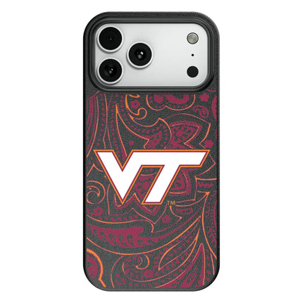 Virginia Tech Hokies Paisley MagSafe Compatible Phone Case for Apple iPhone