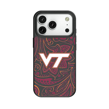 Virginia Tech Hokies Paisley MagSafe Compatible Phone Case for Apple iPhone