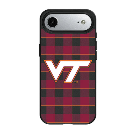 Virginia Tech Hokies Plaid MagSafe Compatible Phone Case for Apple iPhone