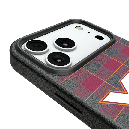 Virginia Tech Hokies Plaid MagSafe Compatible Phone Case for Apple iPhone