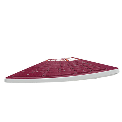 Virginia Tech Hokies Solid Curved Wireless Keyboard