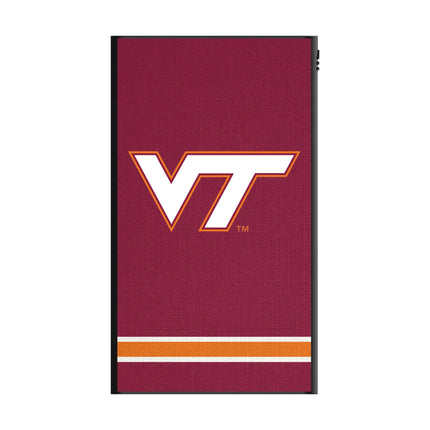 Virginia Tech Hokies Stripe 5000mAh Flat Powerbank