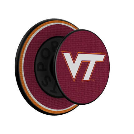 Virginia Tech Hokies Stripe PopSockets Magnetic Phone Grip and Stand