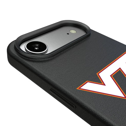 Virginia Tech Hokies Text Backdrop MagSafe Compatible Phone Case for Apple iPhone