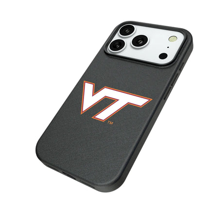 Virginia Tech Hokies Text Backdrop MagSafe Compatible Phone Case for Apple iPhone