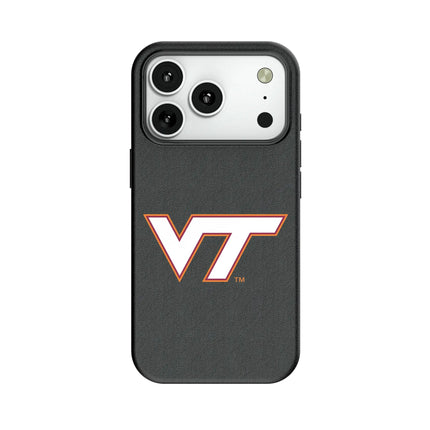 Virginia Tech Hokies Text Backdrop MagSafe Compatible Phone Case for Apple iPhone
