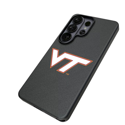 Virginia Tech Hokies Text Backdrop MagSafe Compatible Phone Case for Samsung Galaxy