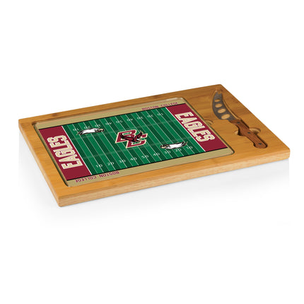 Boston College Eagles Football Field Cutting Board & Knife Set