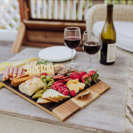 Covina Acacia and Slate Serving Tray