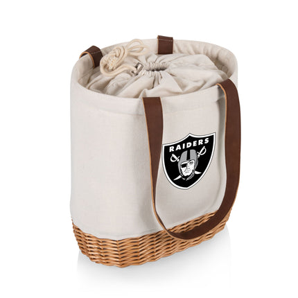 Las Vegas Raiders - Pico Willow and Canvas Lunch Basket