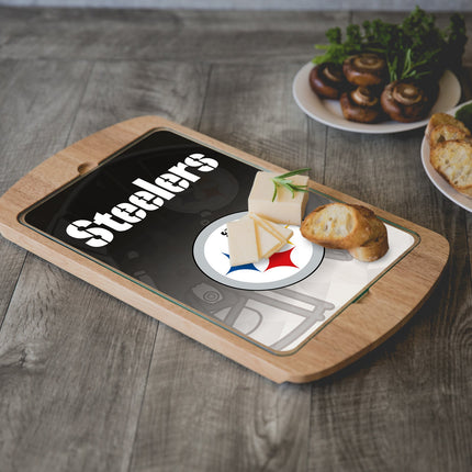 Pittsburgh Steelers - Billboard Glass Top Serving Tray