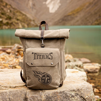 Tennessee Titans - Carmel Roll Top Picnic Backpack Cooler