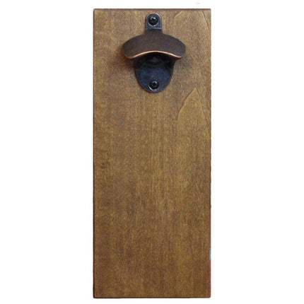 Wall Mounted Magnetic Bottle Opener - Holds over 100 Caps