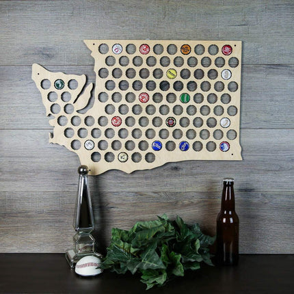 Washington Beer Cap Map