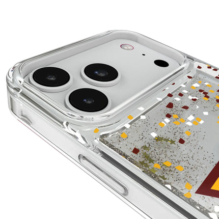 Washington Commanders Confetti Glitter Phone Case for Apple iPhone