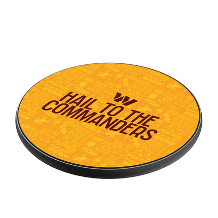 Washington Commanders Deco 15-Watt Wireless Charger