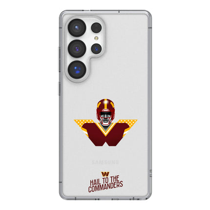 Washington Commanders Deco Clear Phone Case for Samsung Galaxy