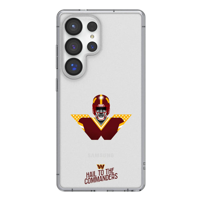 Washington Commanders Deco Clear Phone Case for Samsung Galaxy