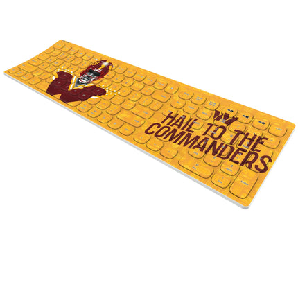 Washington Commanders Deco Curved Wireless Keyboard