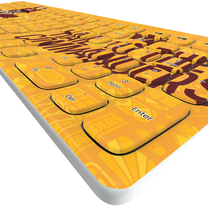 Washington Commanders Deco Curved Wireless Keyboard