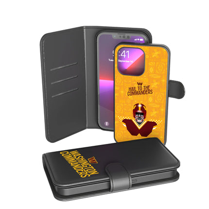 Washington Commanders Deco Wallet Phone Case for Apple iPhone