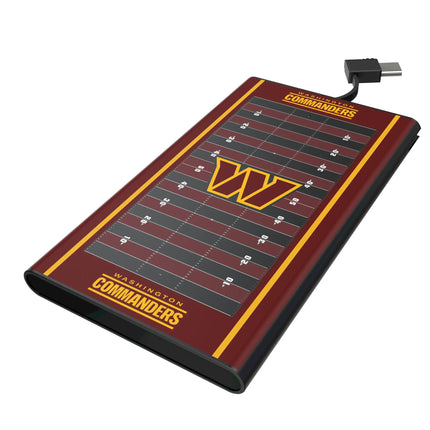 Washington Commanders Field 5000mAh Flat Powerbank