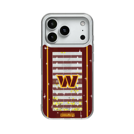 Washington Commanders Field Glitter Phone Case for Apple iPhone