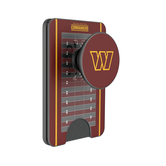 Washington Commanders Field PopSockets MagSafe-Compatible PopWallet+