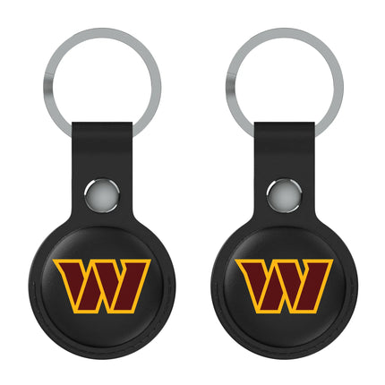 Washington Commanders Insignia Black Airtag Holder 2-Pack