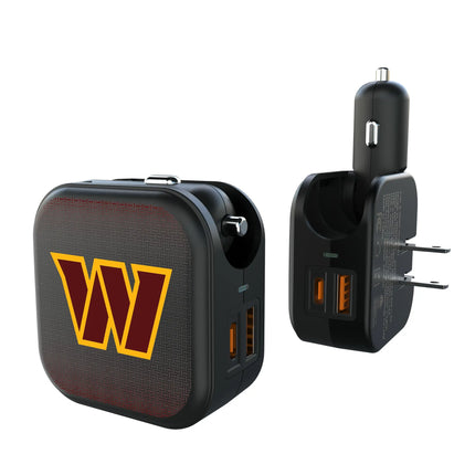Washington Commanders Linen 2 in 1 USB A/C Charger