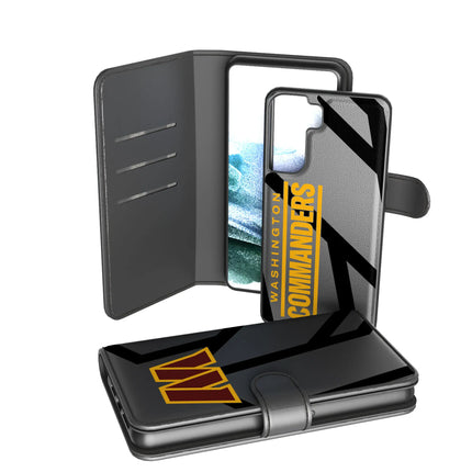 Washington Commanders Monocolor Tilt Wallet Phone Case for Apple iPhone