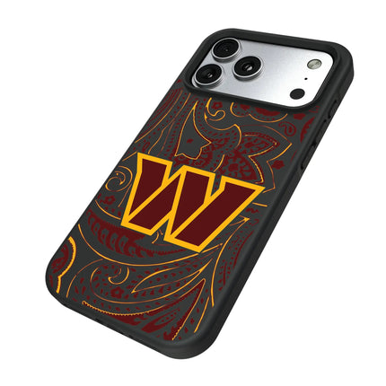 Washington Commanders Paisley Bump Phone Case for Apple iPhone