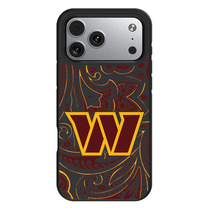 Washington Commanders Paisley Bump Phone Case for Apple iPhone