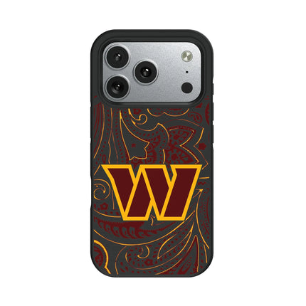 Washington Commanders Paisley Bump Phone Case for Apple iPhone