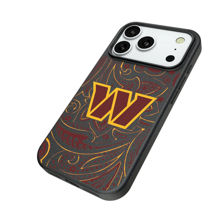 Washington Commanders Paisley MagSafe Compatible Phone Case for Apple iPhone