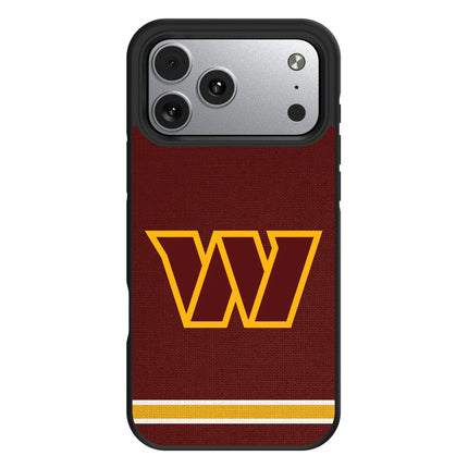 Washington Commanders Stripe Bump Phone Case for Apple iPhone