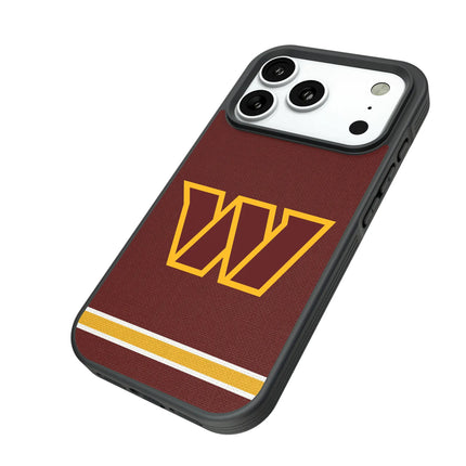 Washington Commanders Stripe Bump Phone Case for Apple iPhone