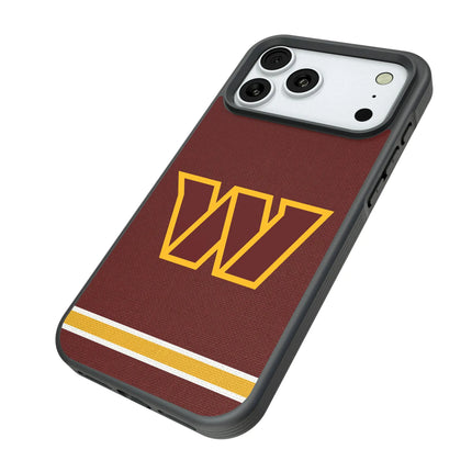 Washington Commanders Stripe Bump Phone Case for Apple iPhone