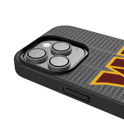 Washington Commanders Text Backdrop Bump Phone Case for Apple iPhone
