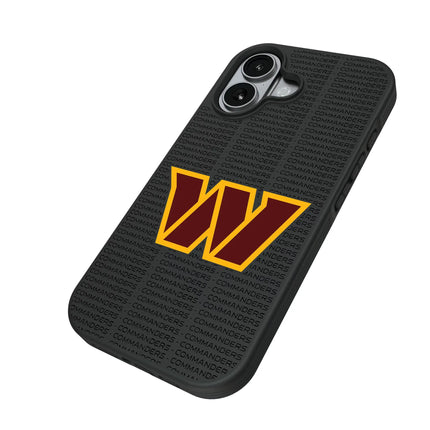 Washington Commanders Text Backdrop Bump Phone Case for Apple iPhone